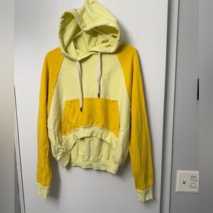 BDG Cropped Yellow Women's Hoodie